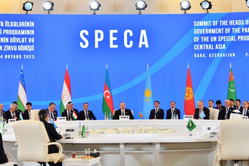 Central Asian, Caucasian and UN leaders meet in Baku. Source: Azar News