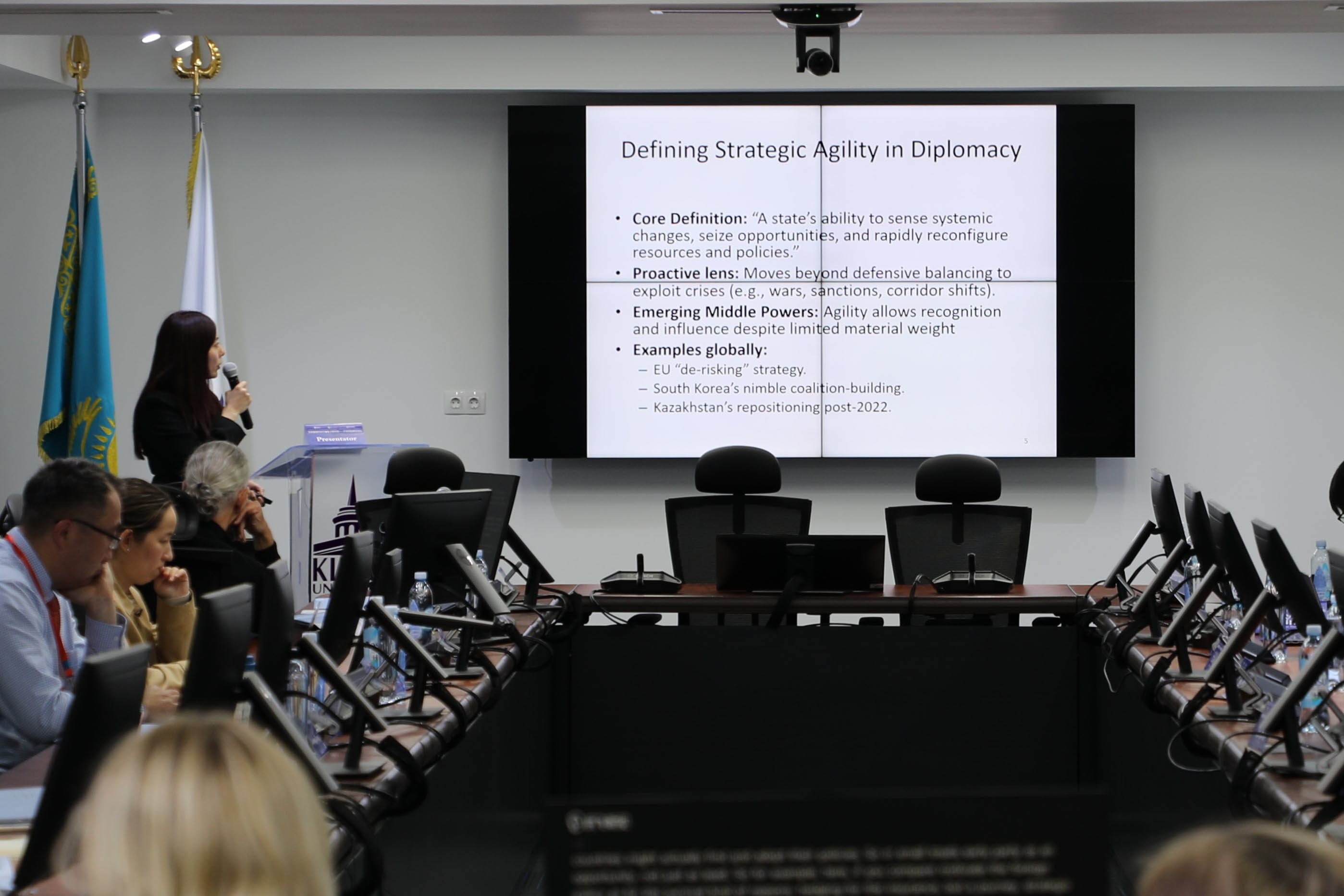 Dr. Assylzat Karabayeva, Assistant Professor at KIMEP's Department of Political Science and International Relations Dr. Assylzat Karabayeva, Assistant Professor at KIMEP's Department of Political Science and International Relations