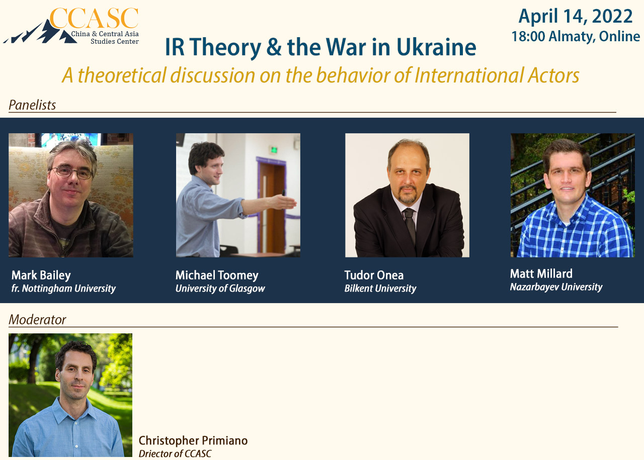 IR Theory and the War in Ukraine - a Panel Discussion